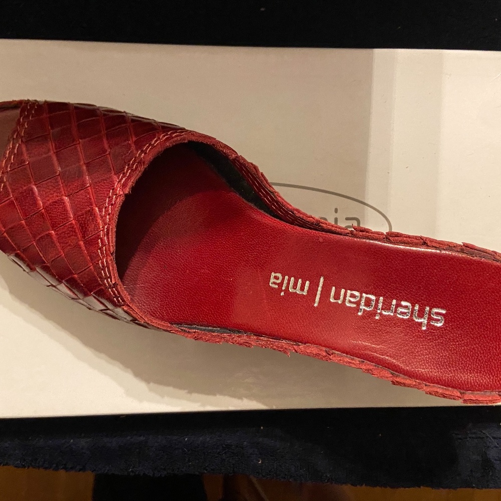 Sheridan Mia Wedge Leather Sandal